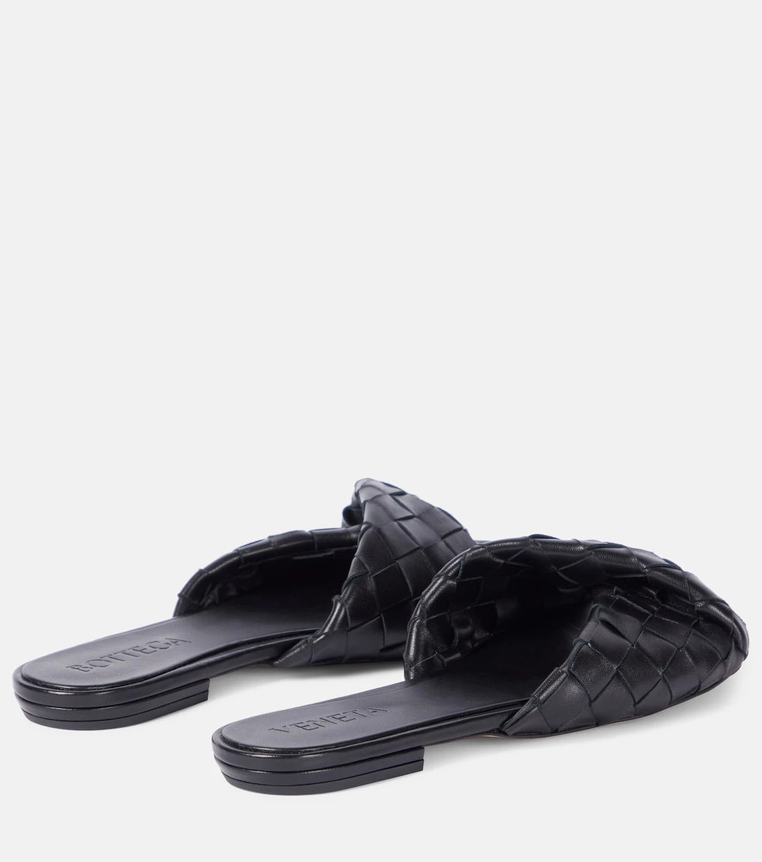 Bottega Veneta - Blink Intrecciato leather slides