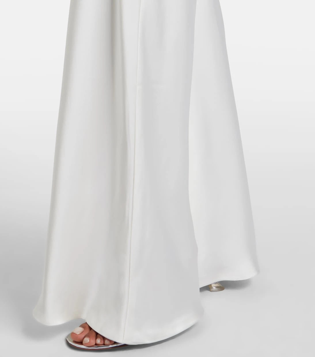 Norma Kamali - Satin wide-leg pants