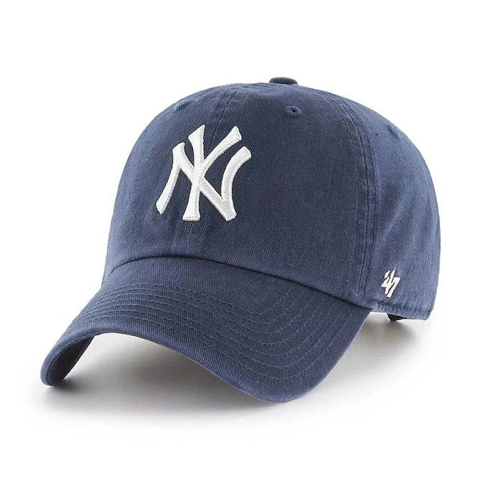 Памучна шапка с козирка 47 brand MLB New York Yankees