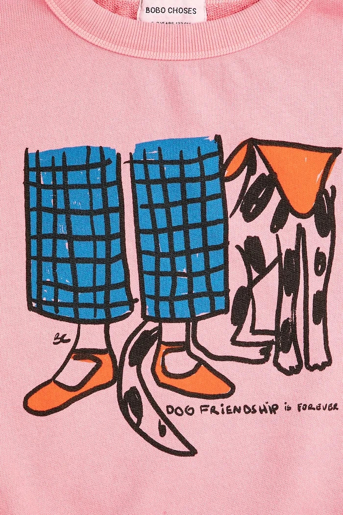 Bobo Choses Dog Friendship Çocuk Pamuklu Sweatshirt