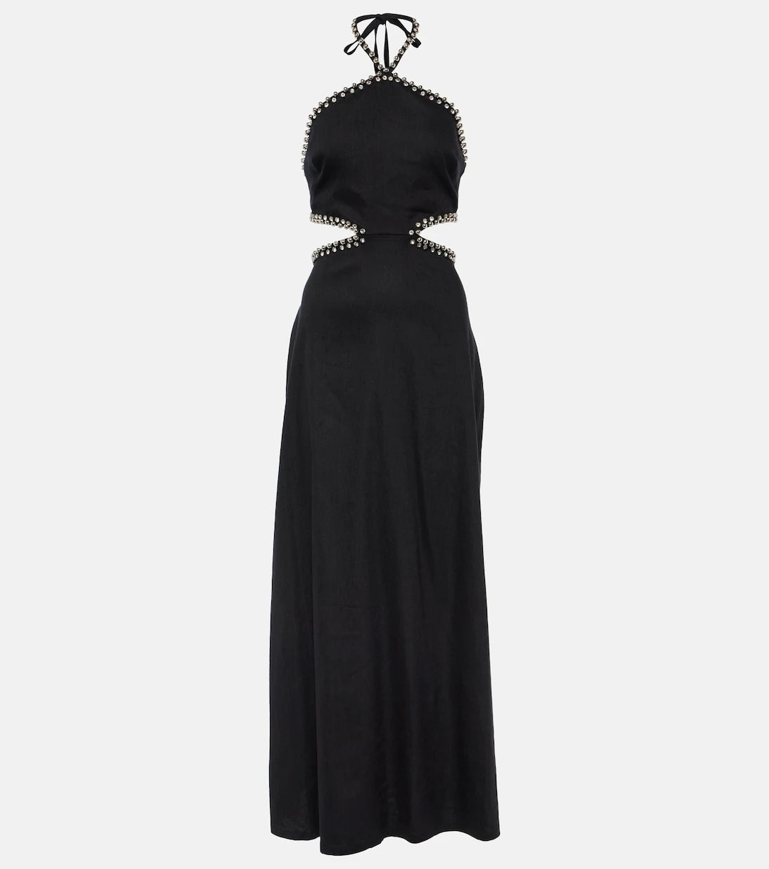 Simkhai - Bellina cutout linen-blend maxi dress