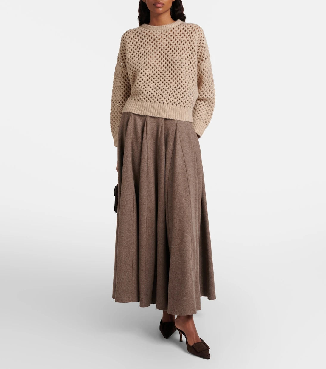 Max Mara - Essen open-knit cashmere and silk sweater