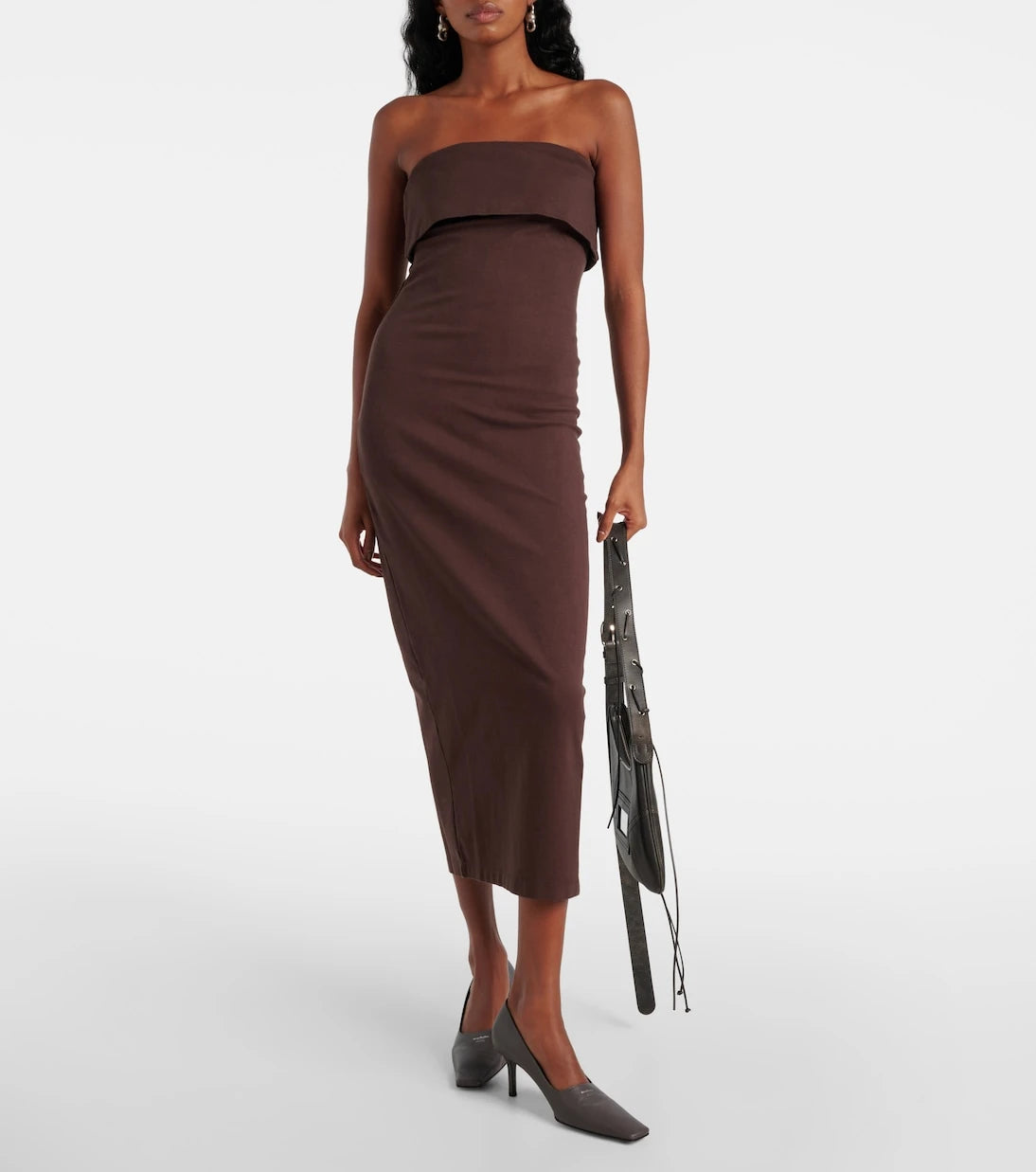 Entire Studios - Lap cotton-blend midi dress