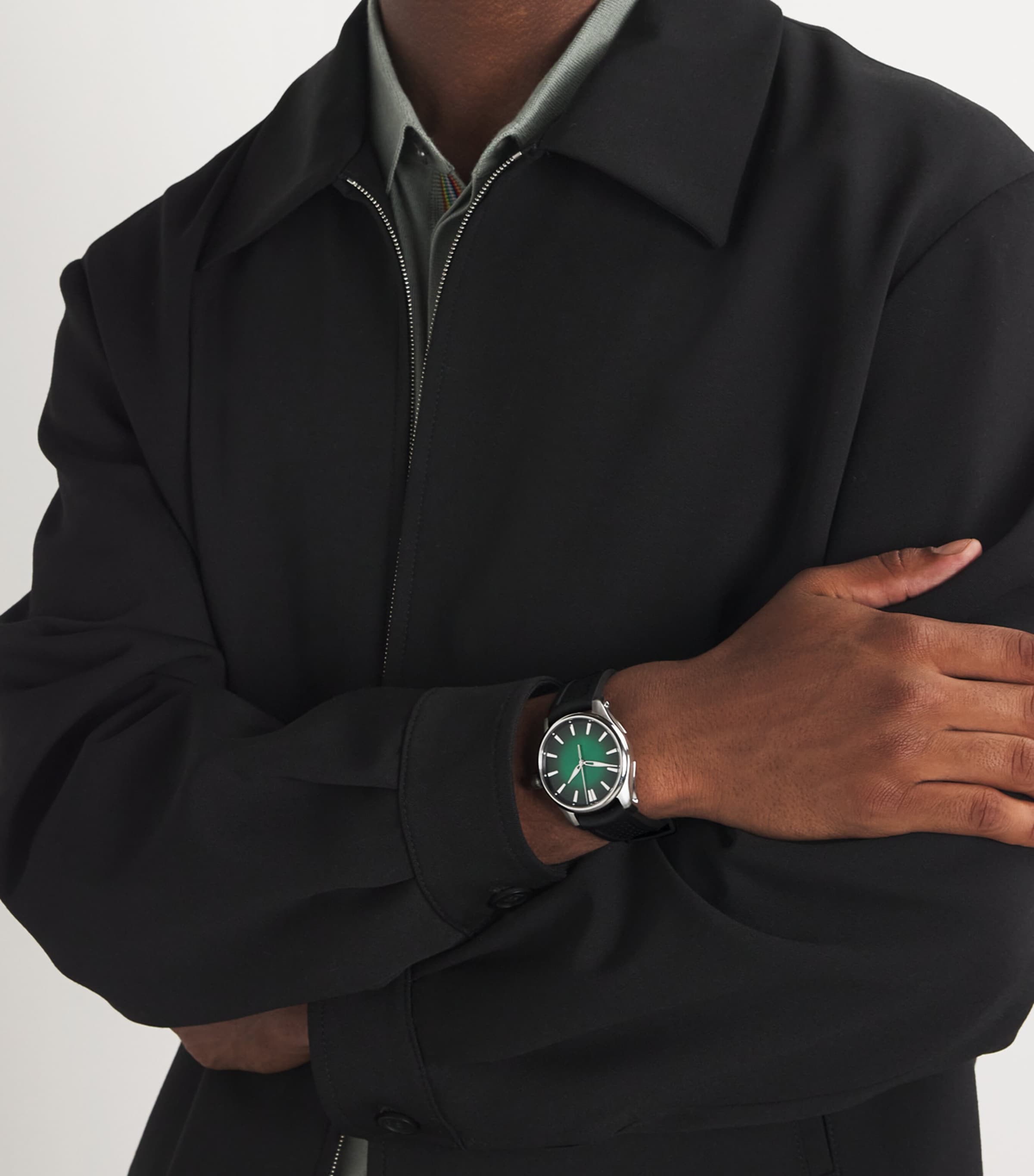 H. Moser & Cie Stainless Steel Pioneer Centre Seconds Watch 40mm