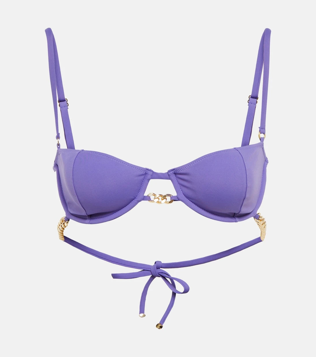 Stella McCartney - Chain-trimmed bikini top