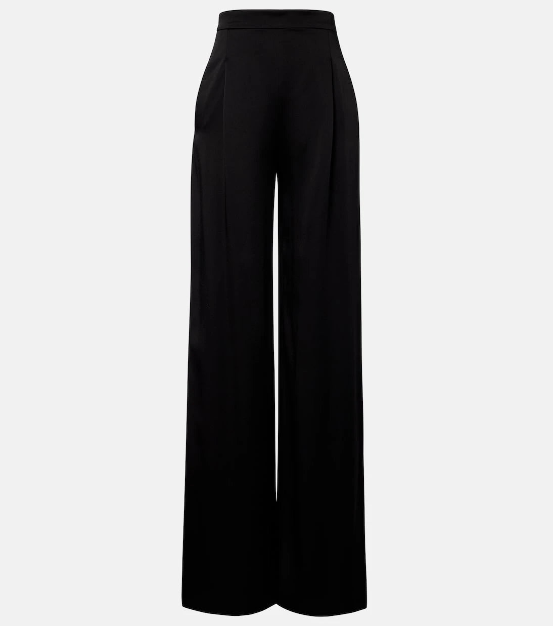 Max Mara - Crêpe satin wide-leg pants