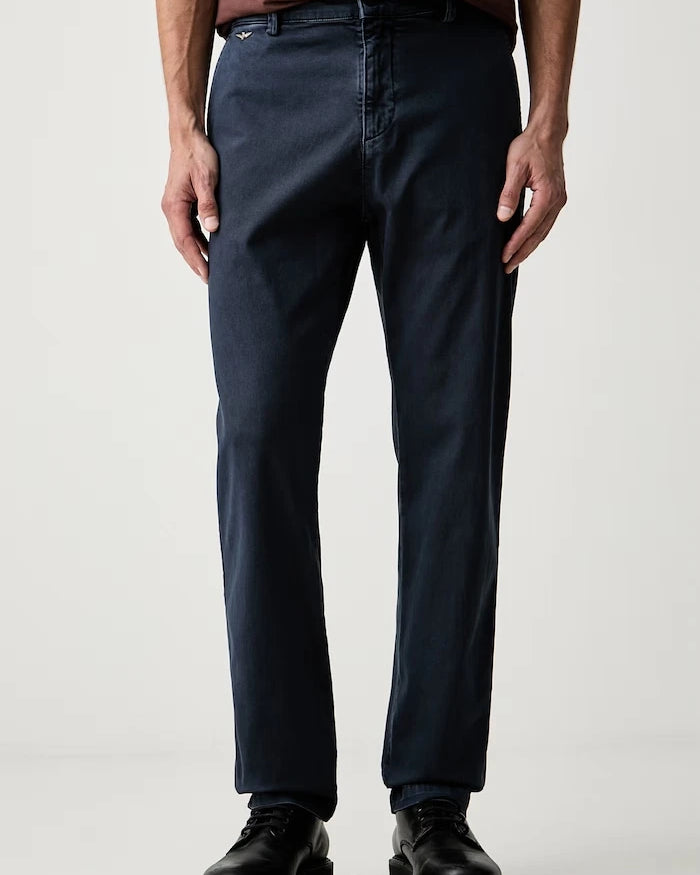 Aeronautica Militare erkek pamuk elastan chino pantolon