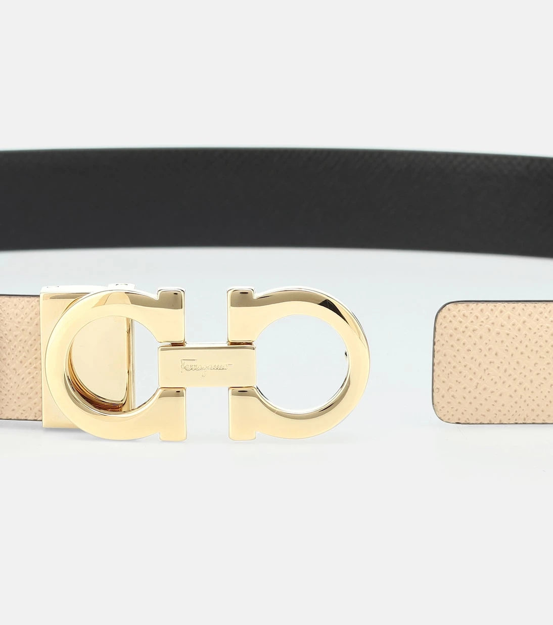 Ferragamo - Reversible Gancini leather belt