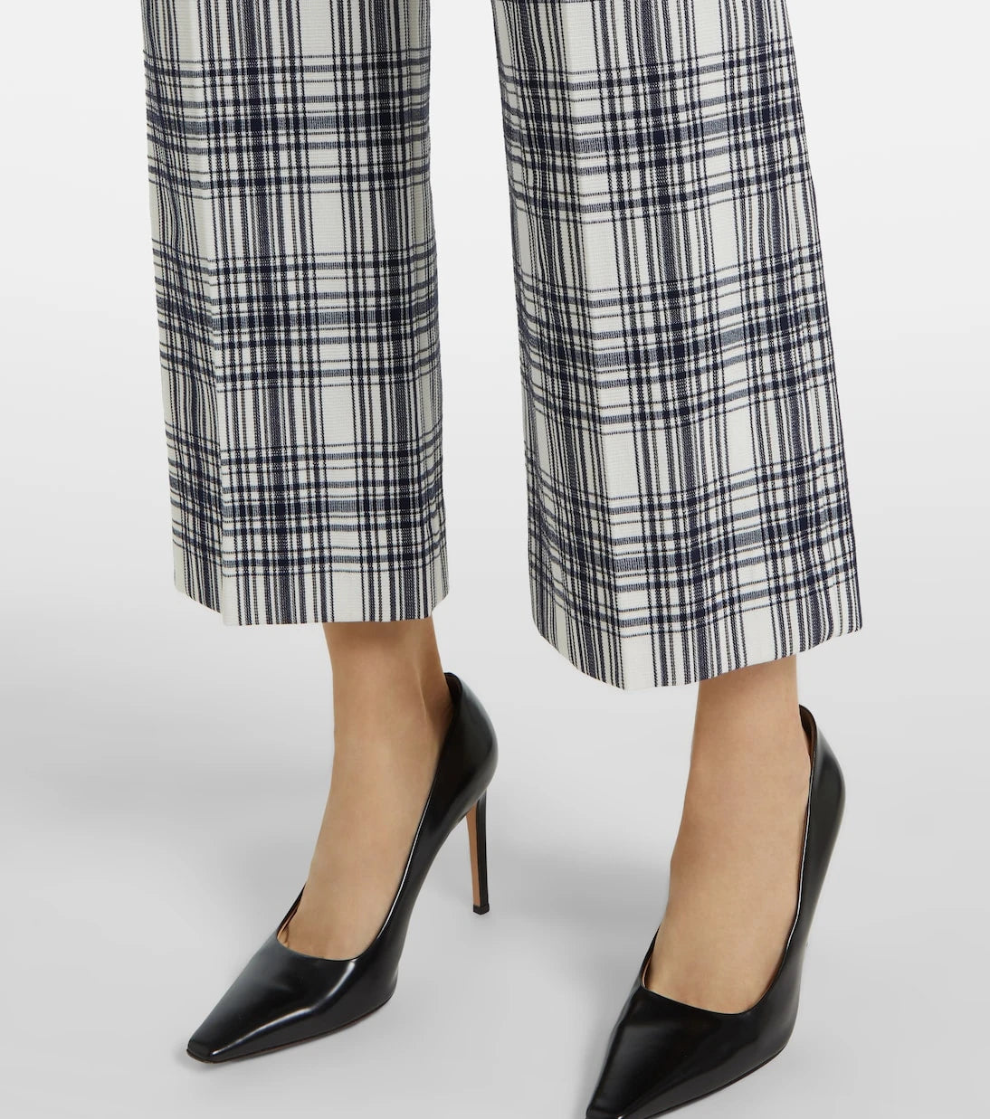 Veronica Beard - Dova plaid cotton-blend wide-leg pants