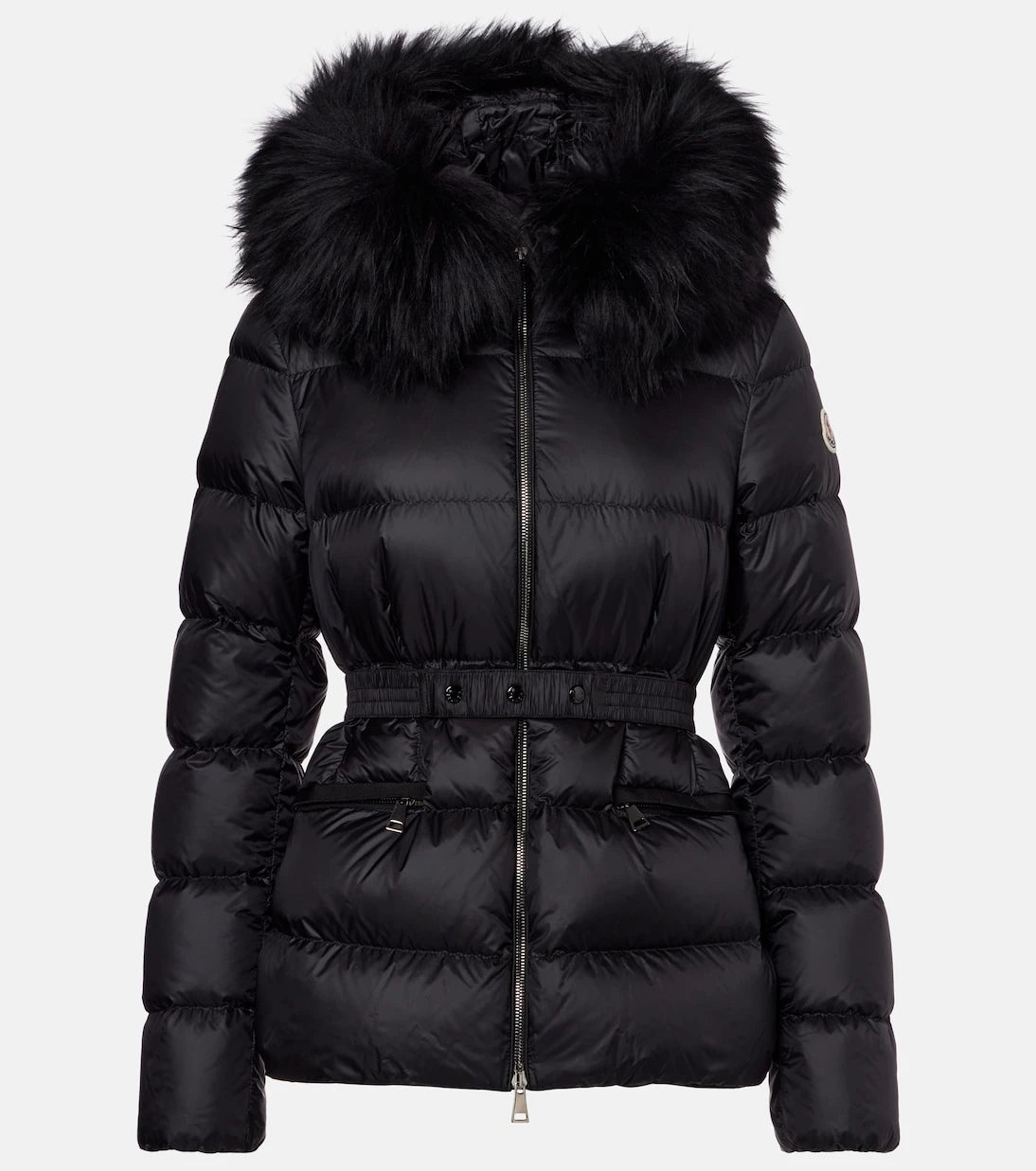 Moncler - Boed shearling-trimmed down jacket