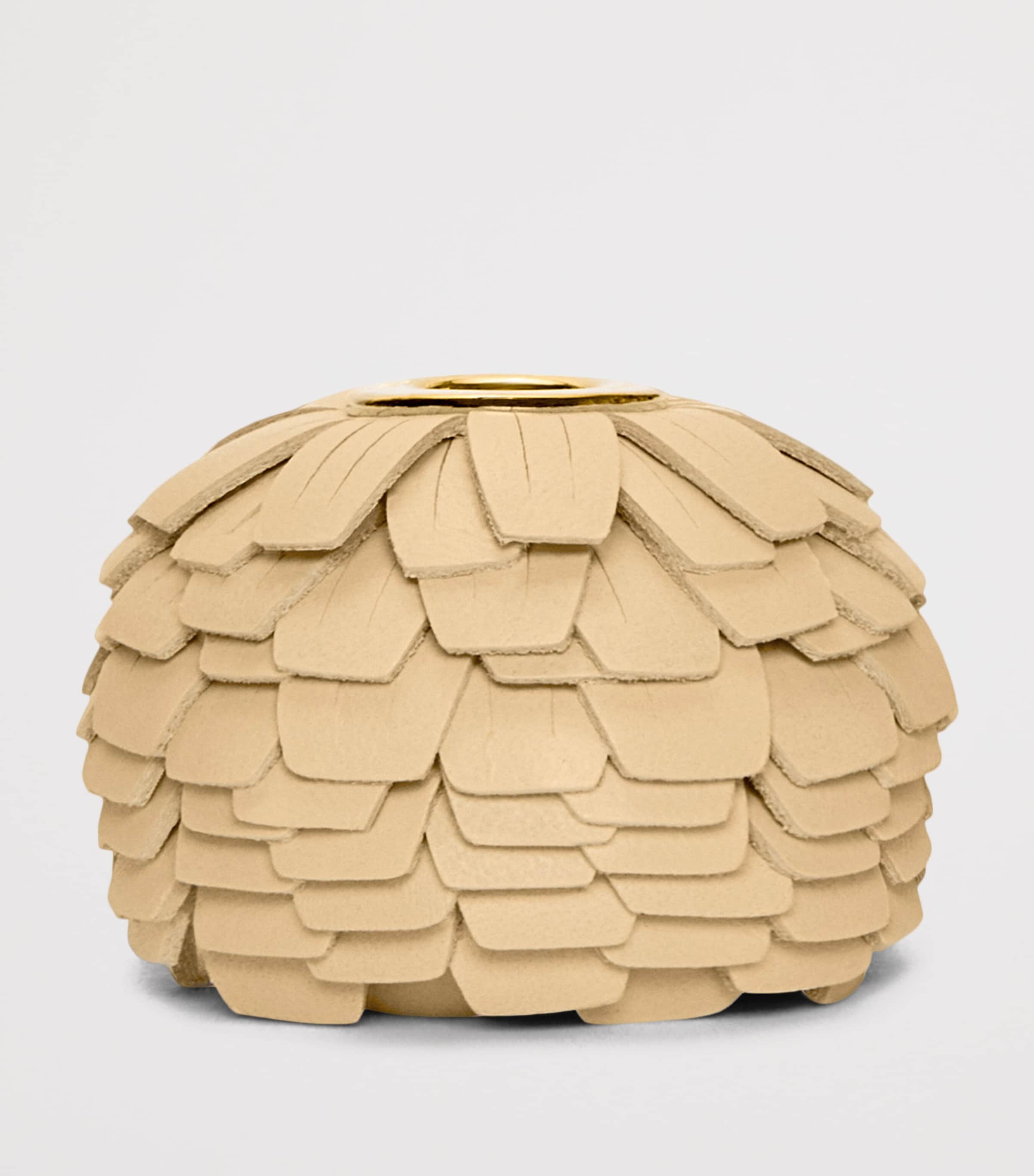 LOEWE Yellow Leather Flower Personalisation Bag Charm