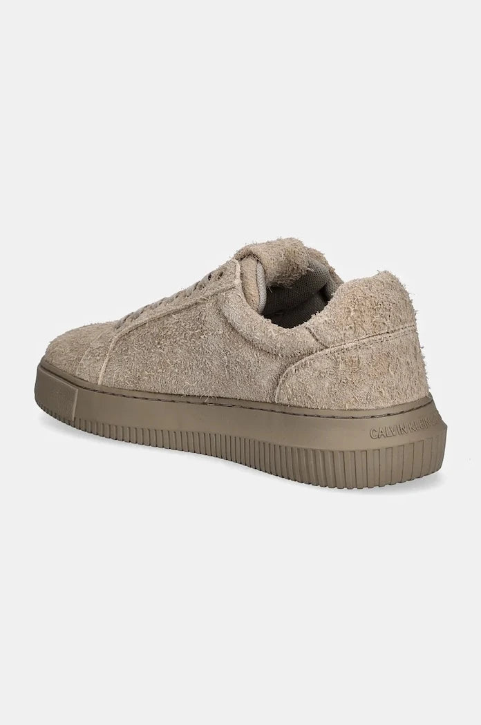 Велурени маратонки Calvin Klein Jeans CHUNKY CUPSOLE LOW SUEDE