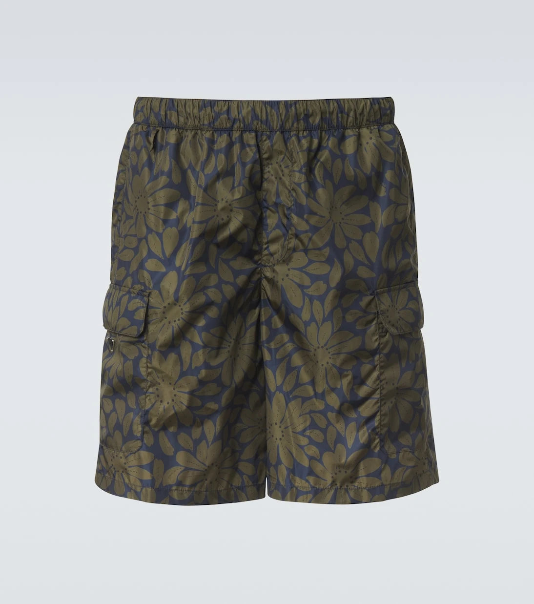 Prada - Re-Nylon floral swim trunks