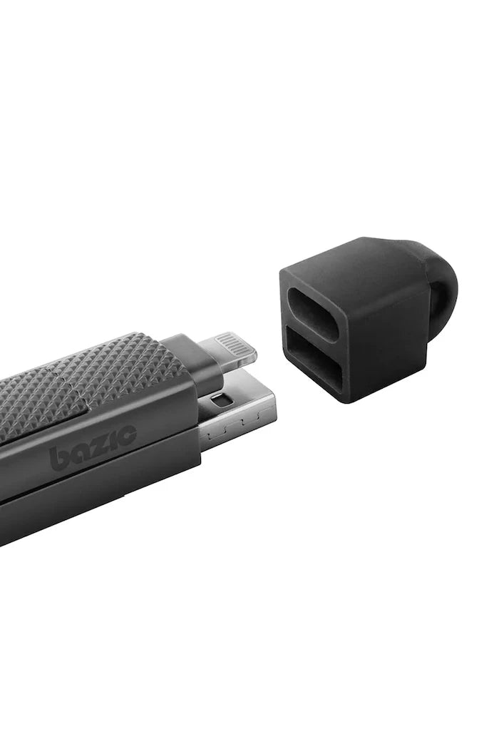 Кабел за зареждане 4в1 Bazic (USB-A, USB-C, USB-C i Lightning) 1 m