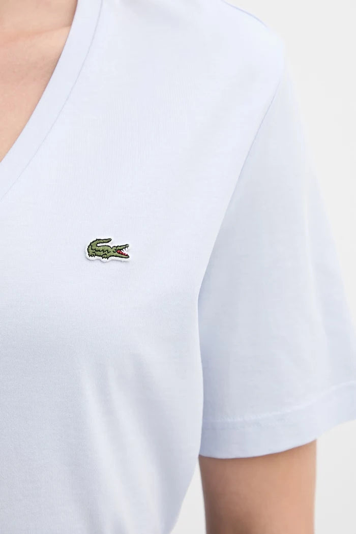 Lacoste basic kadın pamuklu tişört