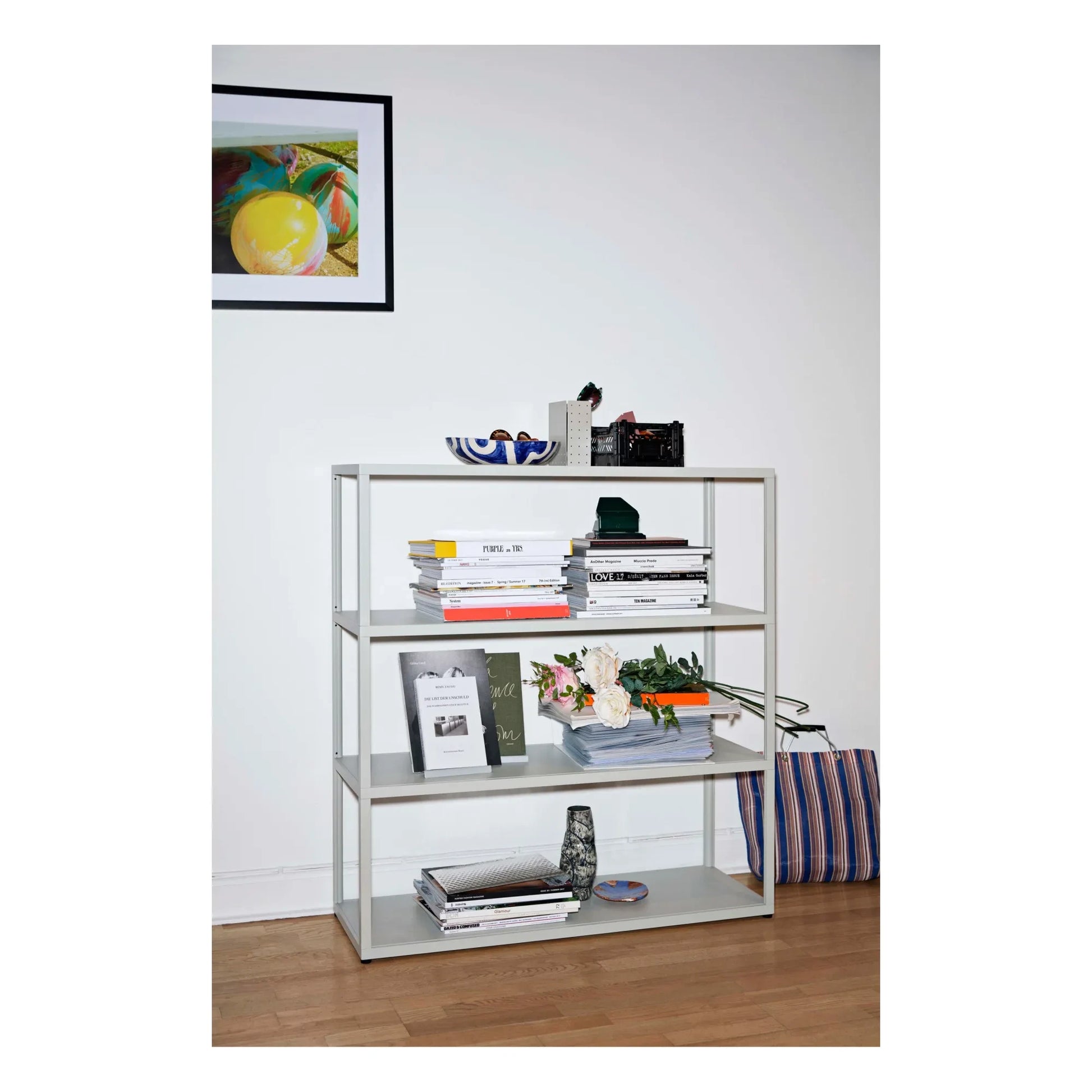 Hay - New Order 301 Shelf - 4 Shelves | Light grey