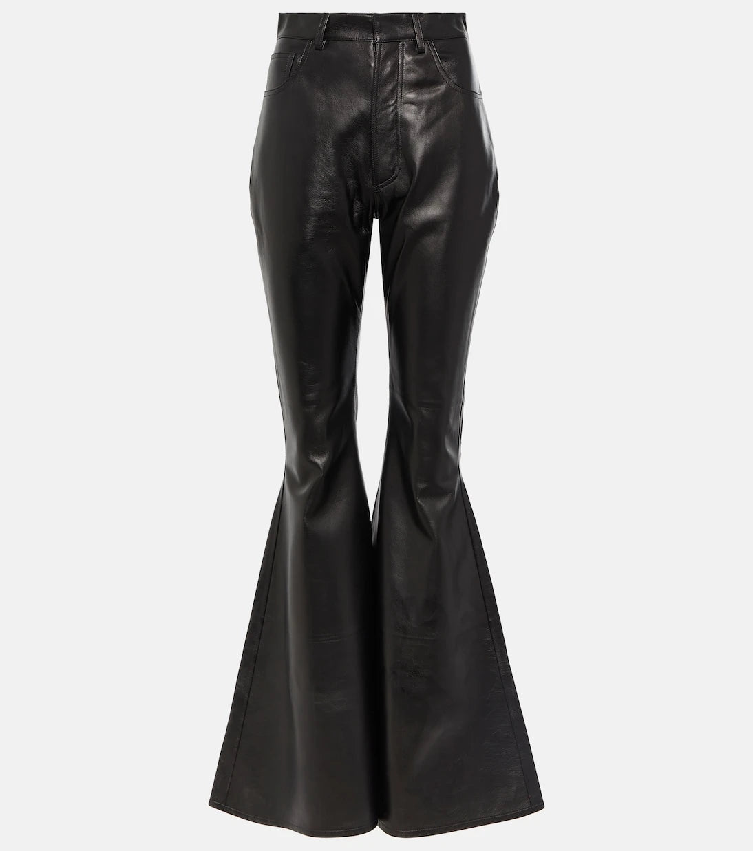 Alaïa - Flared leather pants