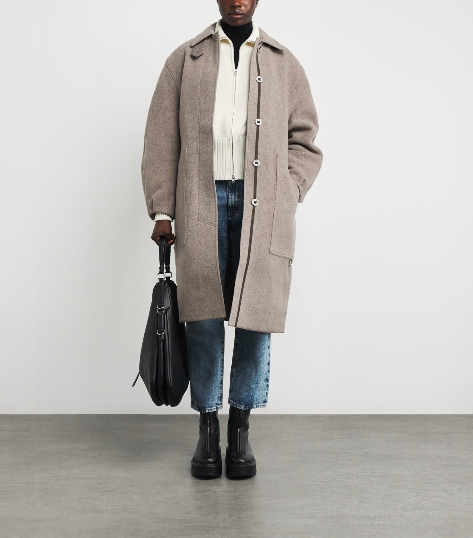 Wool-Blend Mila Coat