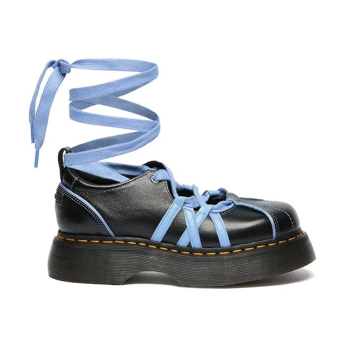 Dr. Martens балеринки от кожа Buzz Ballerina Lace Up Shoe