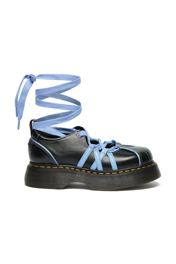 Dr. Martens балеринки от кожа Buzz Ballerina Lace Up Shoe