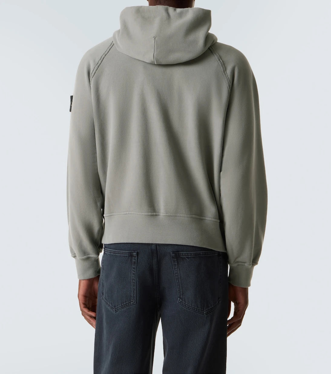 Stone Island - هودي قطني بقلنسوة طراز Compass