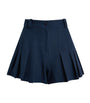 Tailored Pleated Shorts NAVY BLUE