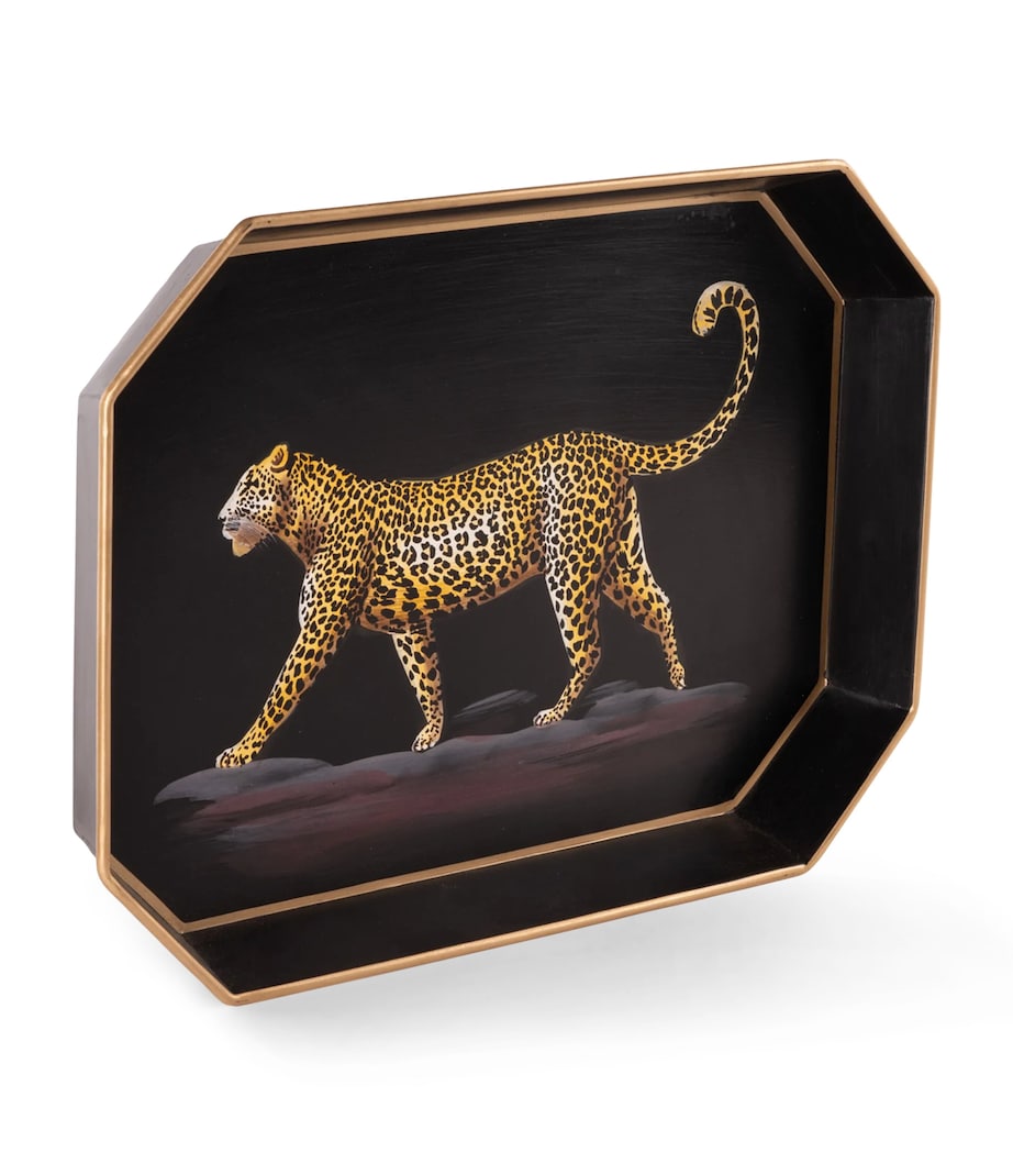 Iron Leopard Tray (43cm x 30cm)