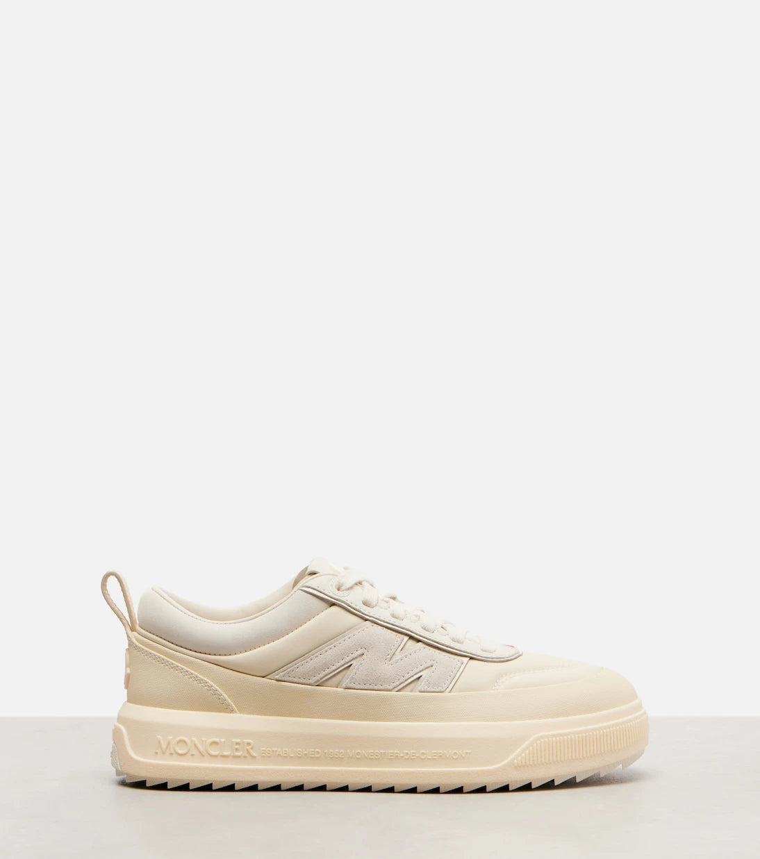 Moncler - Monpulse Altive leather-trimmed sneakers