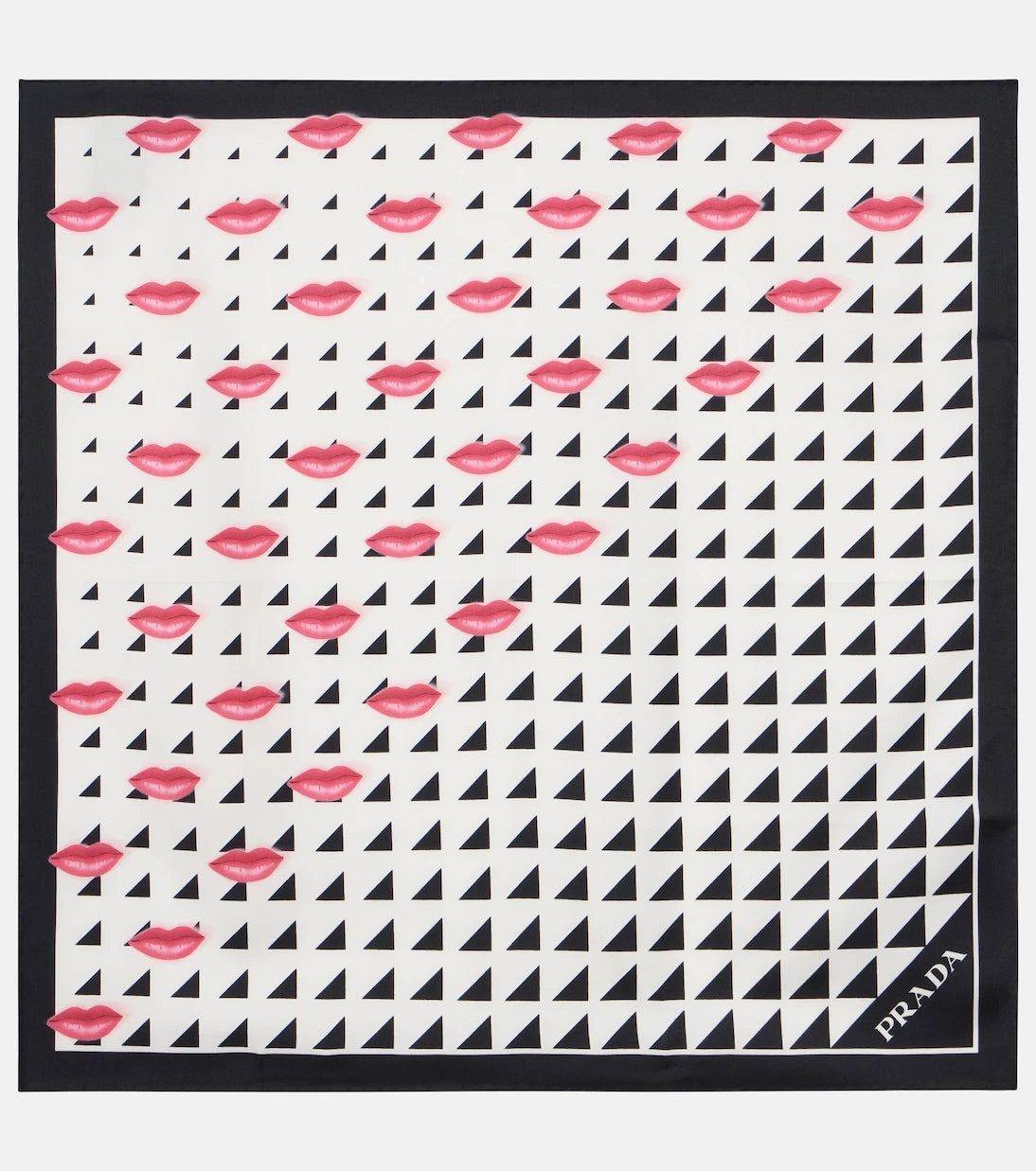 Prada - Printed silk twill scarf