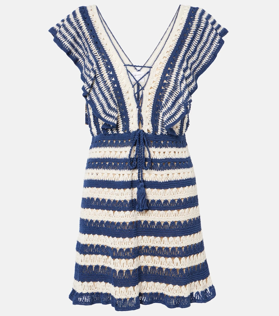 Anna Kosturova - Farrah crochet cotton minidress