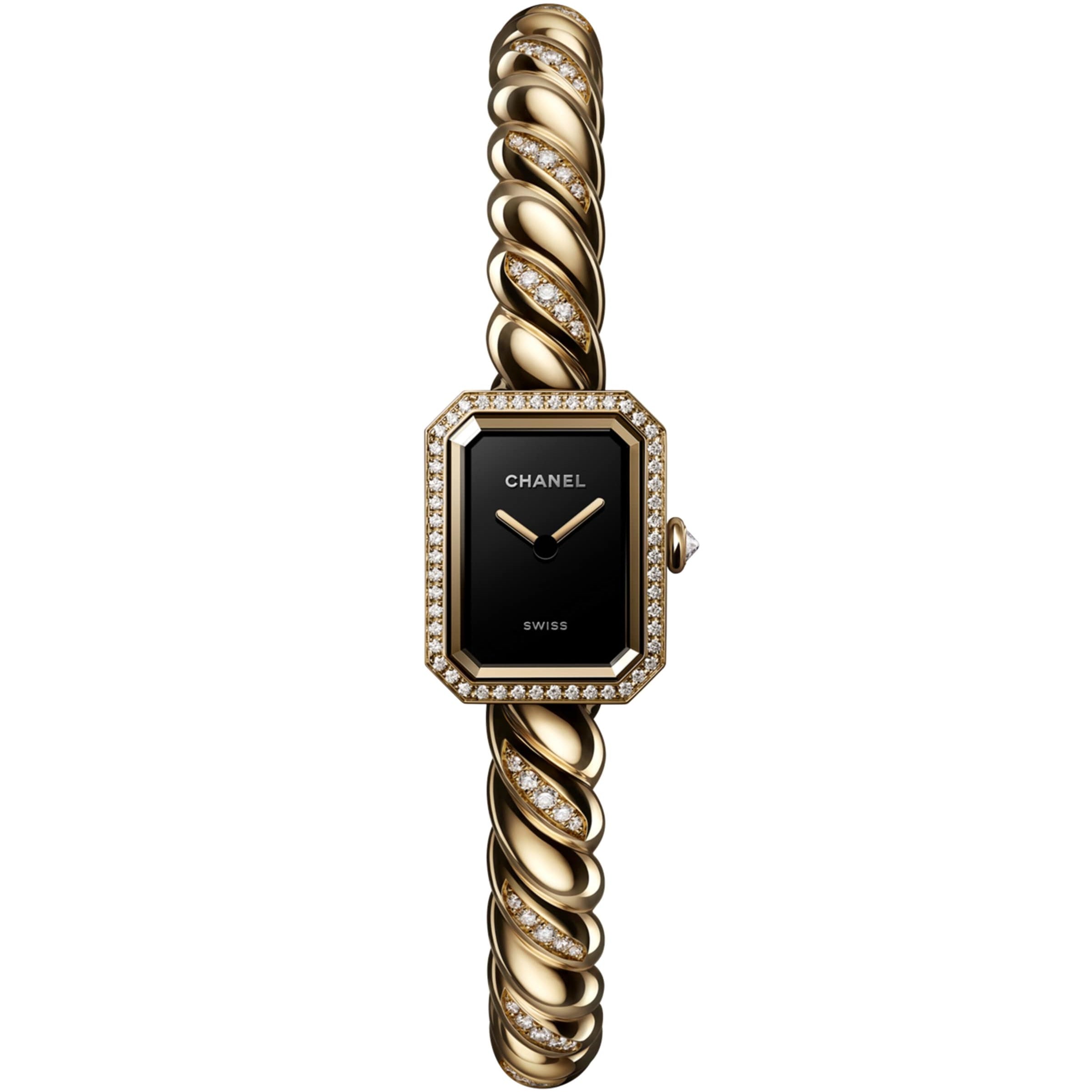 CHANEL Yellow Gold and Diamond Première Galon Watch 19.7mm