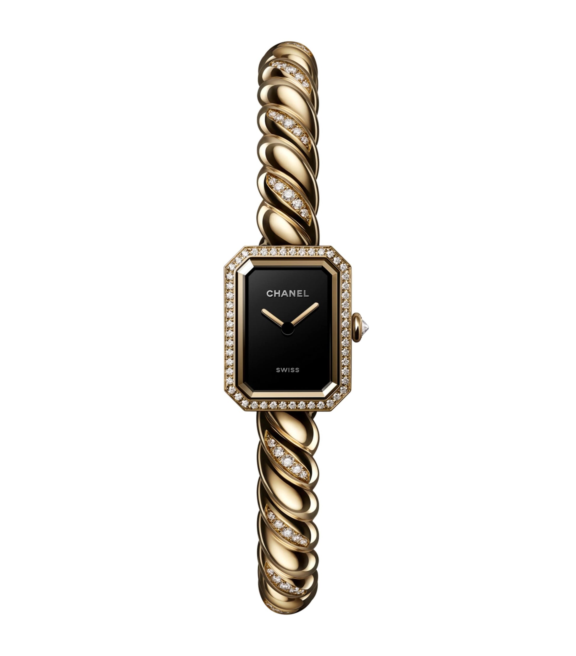 CHANEL Yellow Gold and Diamond Première Galon Watch 19.7mm