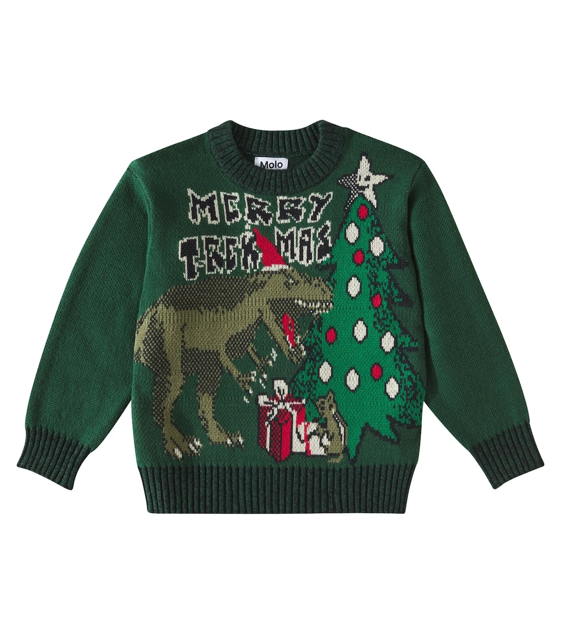 Molo - Bello intarsia cotton-blend sweater