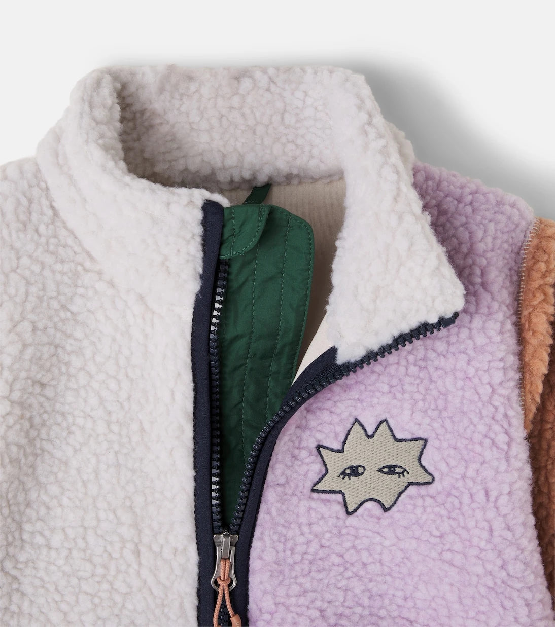 Liewood - Nolan colorblocked fleece jacket