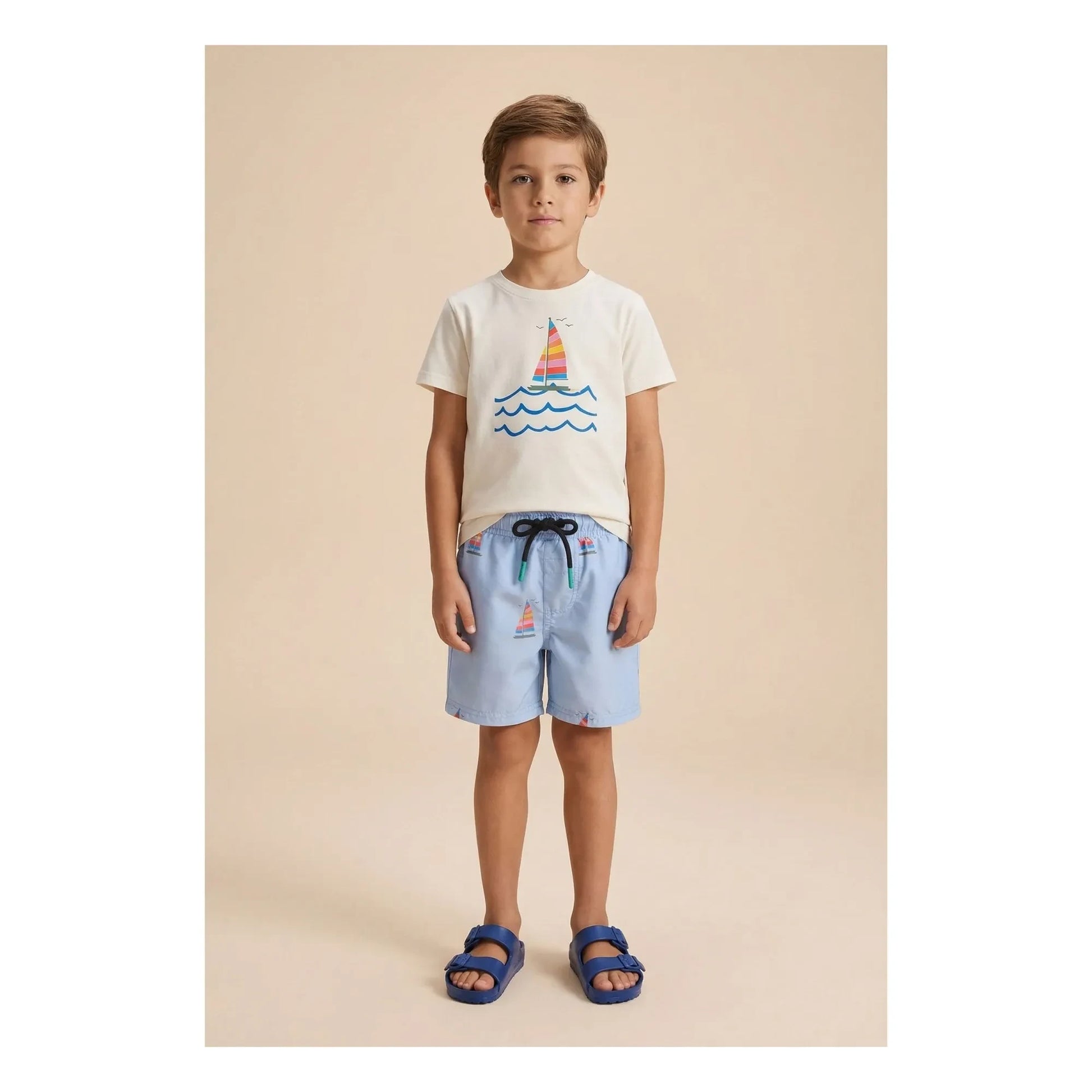 Pepita & Me - Sail Shorts | Light Blue