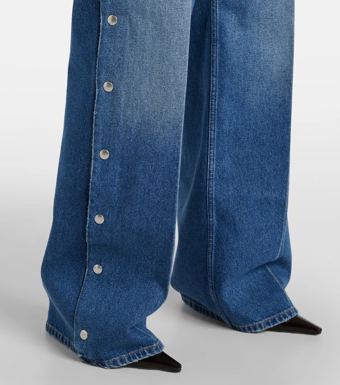 Stella McCartney - Mid-rise wide-leg jeans