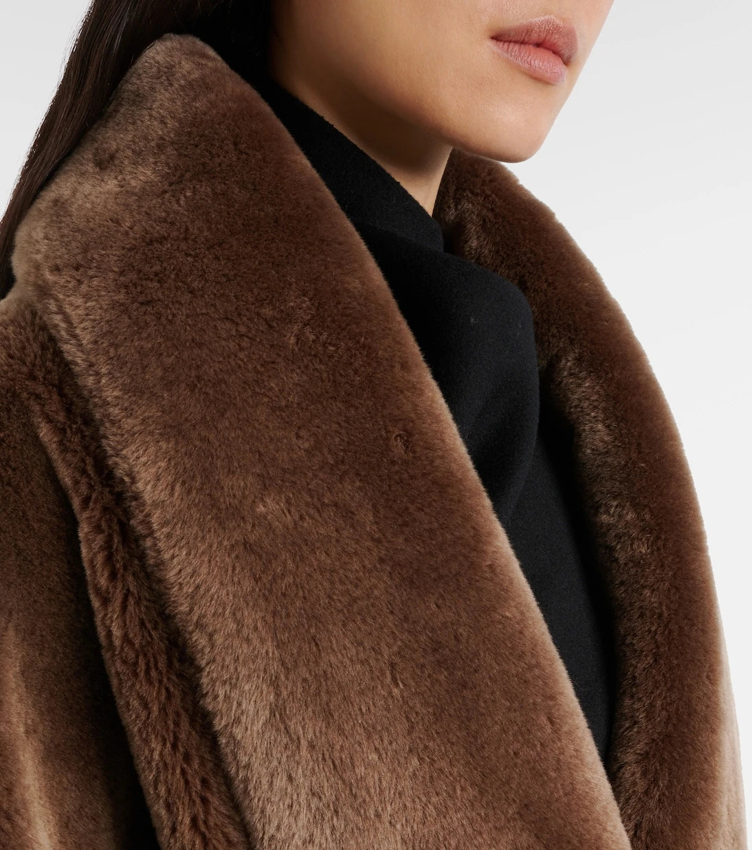 The Row - Lucja shearling wrap coat