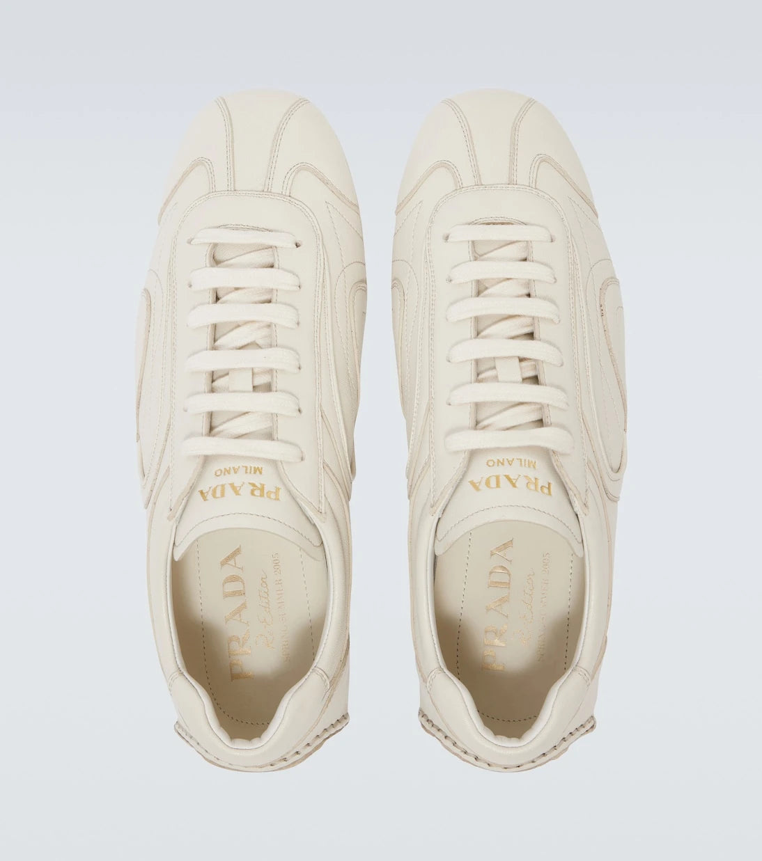 Prada - Montecarlo Re-Edition 2005 leather sneakers