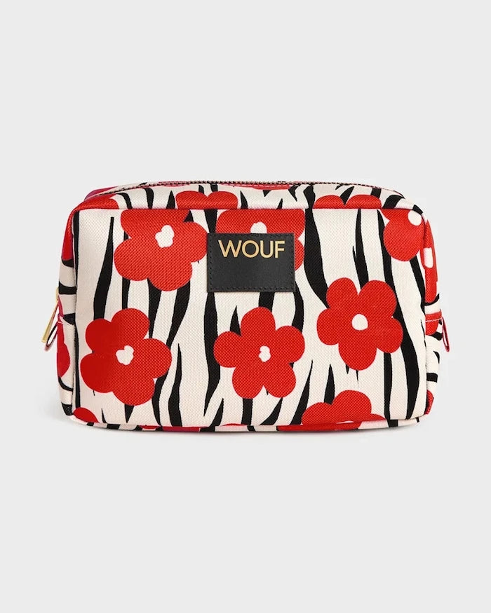 WOUF Wildflower Seyahat Kozmetik Çantası 20 x 9,5 x 13 cm