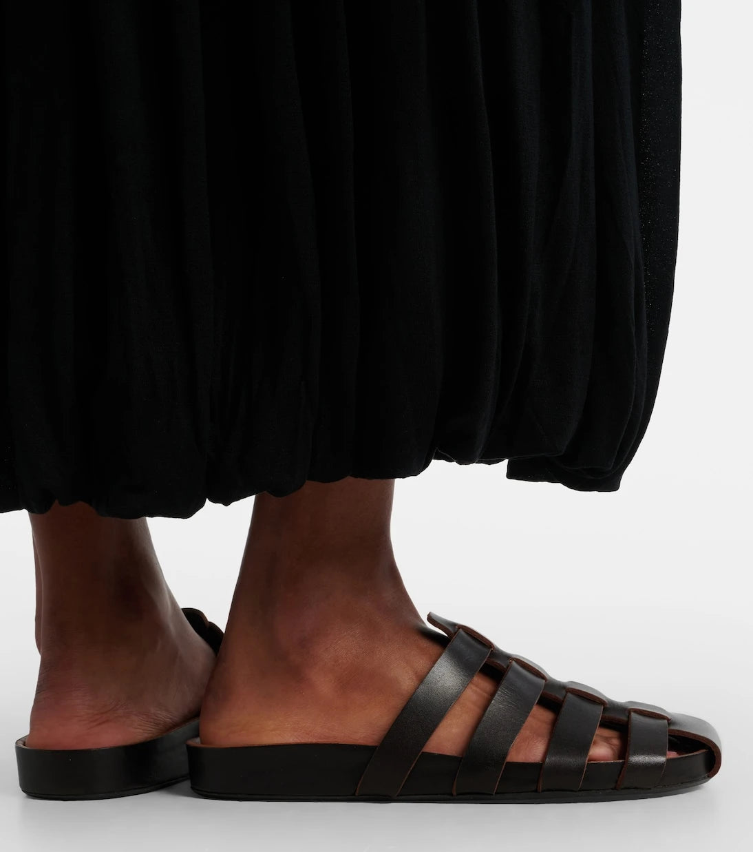 JUDE - Dusty leather fisherman sandals