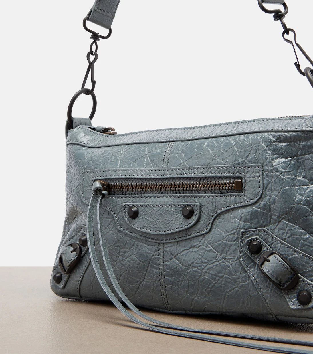 Balenciaga - Le City Moto Mini leather shoulder bag