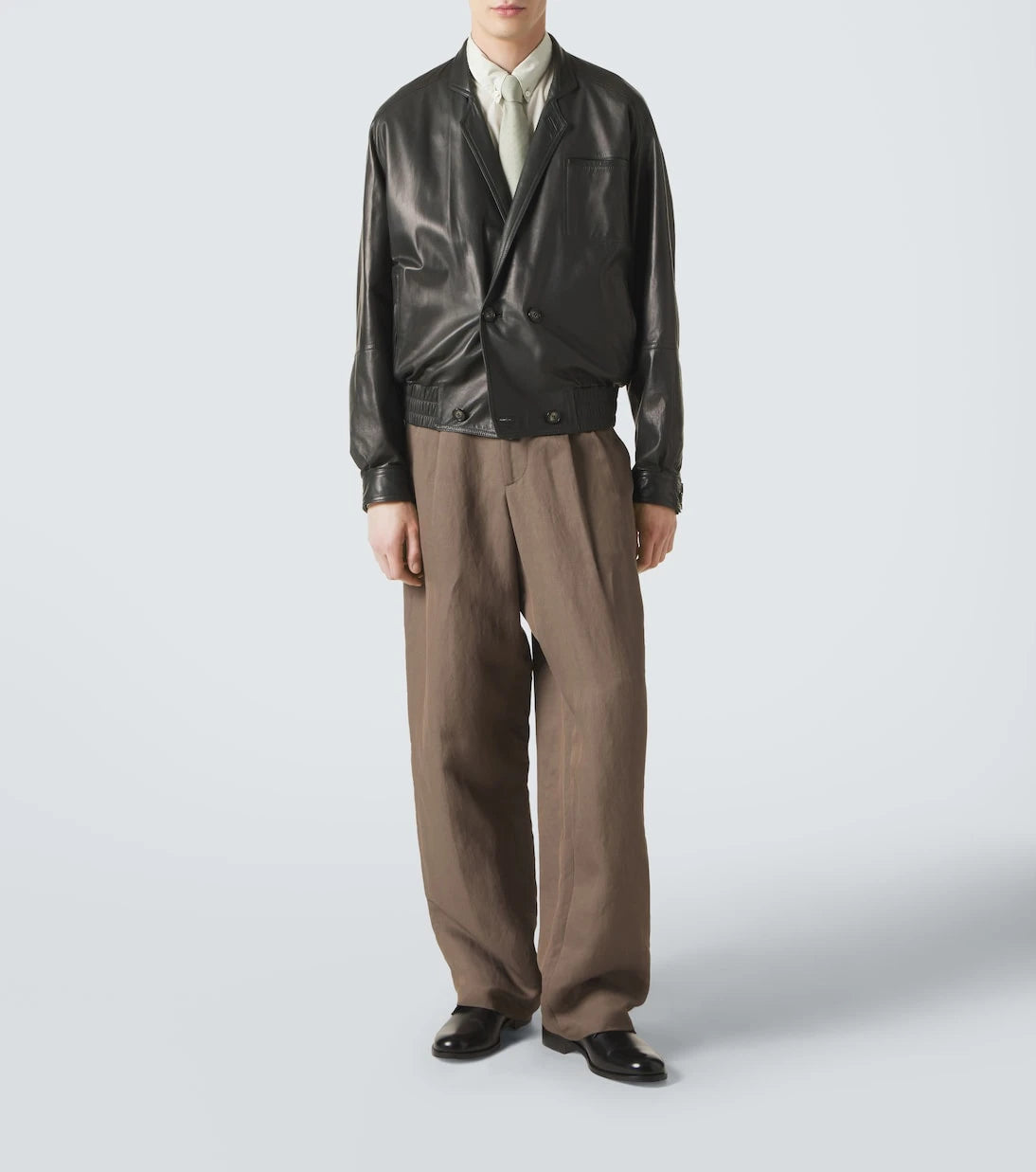 Giorgio Armani - Archivio linen-blend straight pants