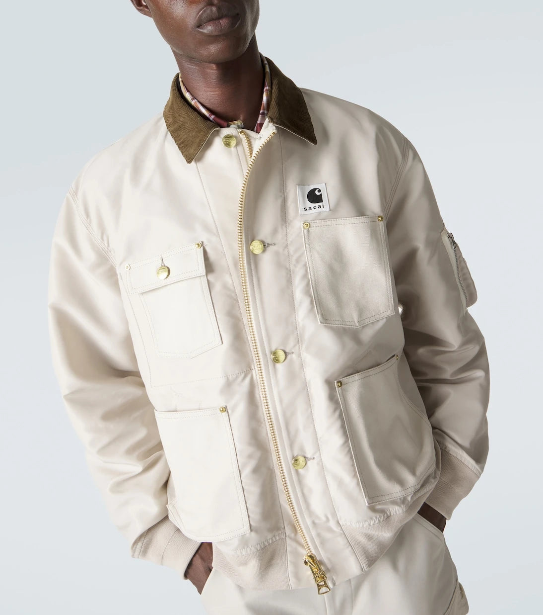 Sacai - x Carhartt WIP twill blouson jacket