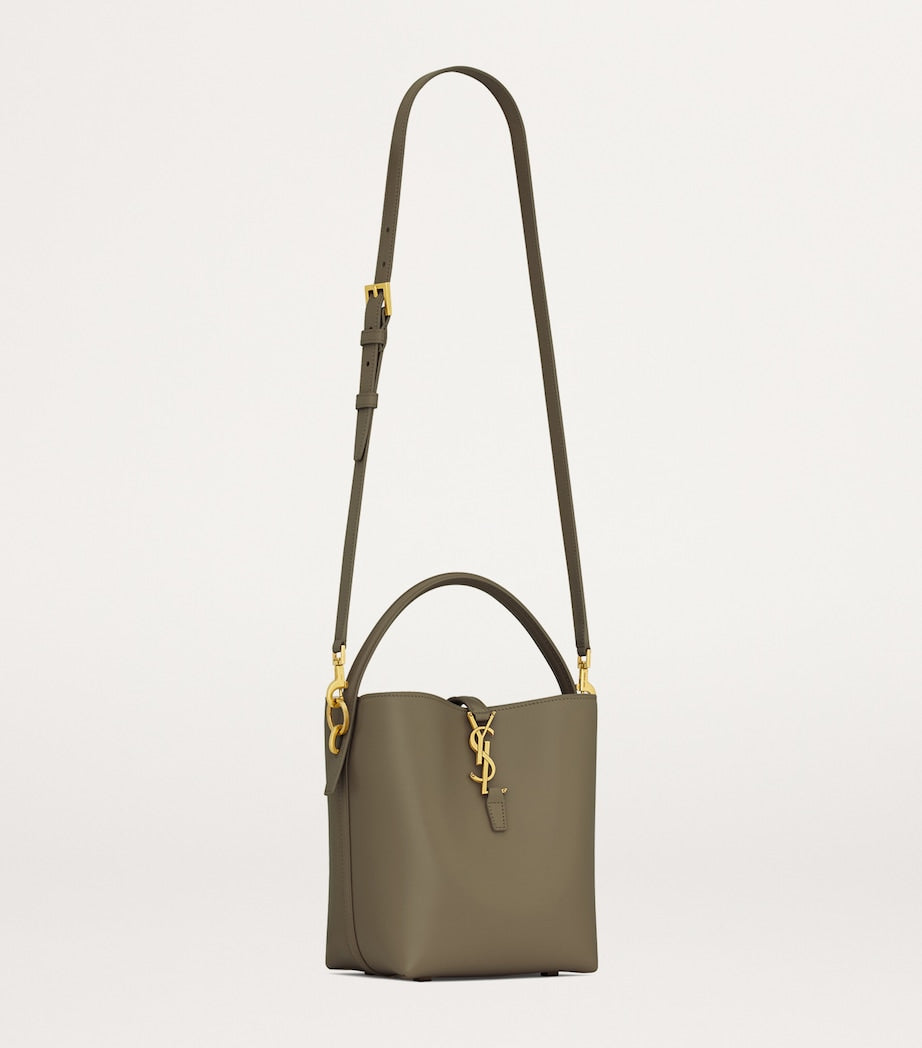 Saint Laurent Green Calfskin Le 37 Bucket Bag