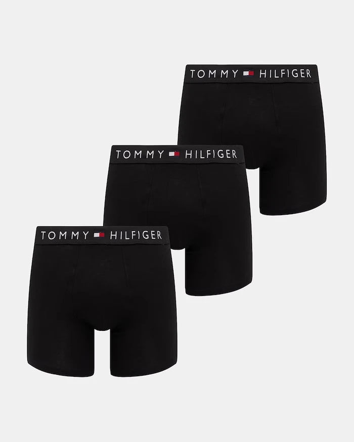 Tommy Hilfiger Erkek Pamuklu Elastan Boxer 3'lü