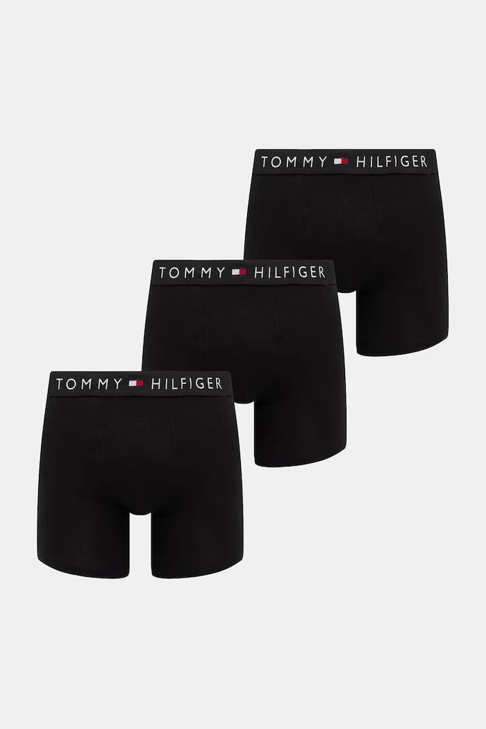 Tommy Hilfiger Erkek Pamuklu Elastan Boxer 3'lü