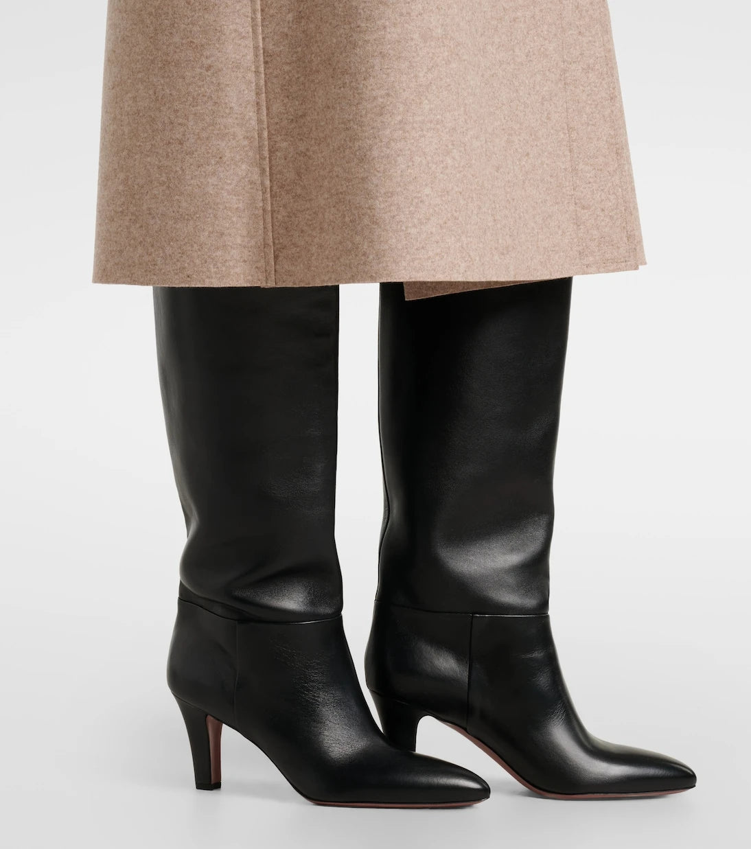 Paris Texas - Elsa leather knee-high boots