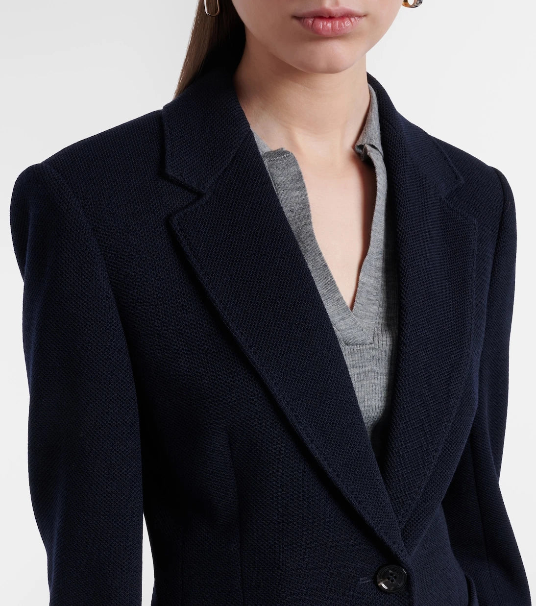 Max Mara - Utilita virgin wool jersey blazer