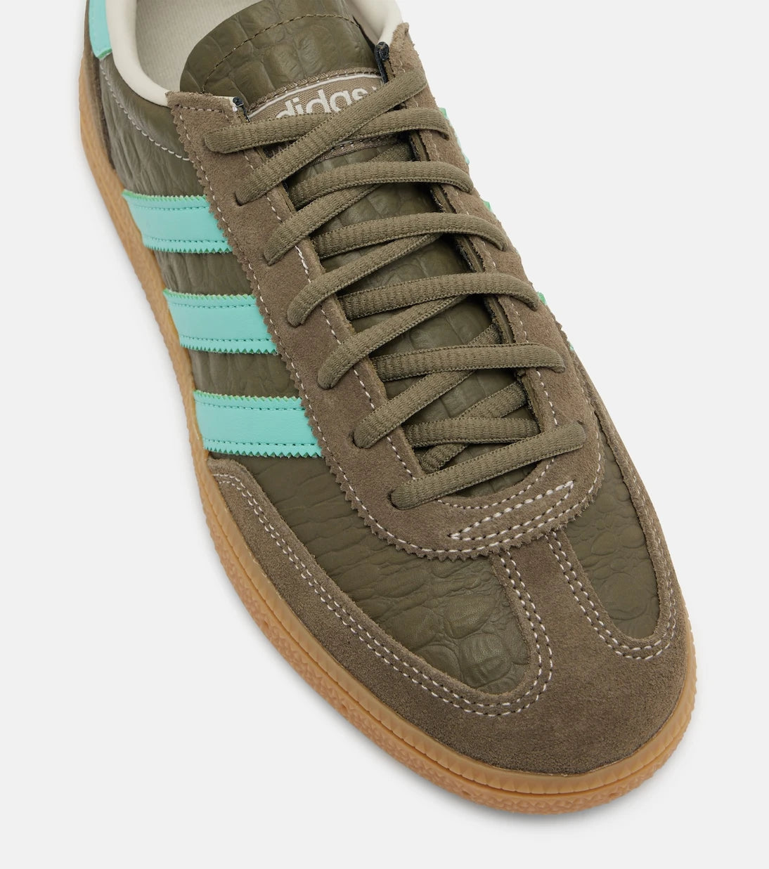 Adidas - Handball Spezial croc-effect leather sneakers