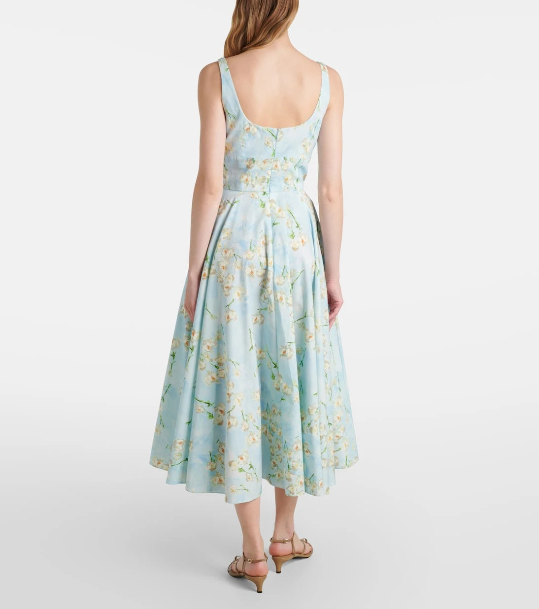 Emilia Wickstead - Mona floral cotton midi dress